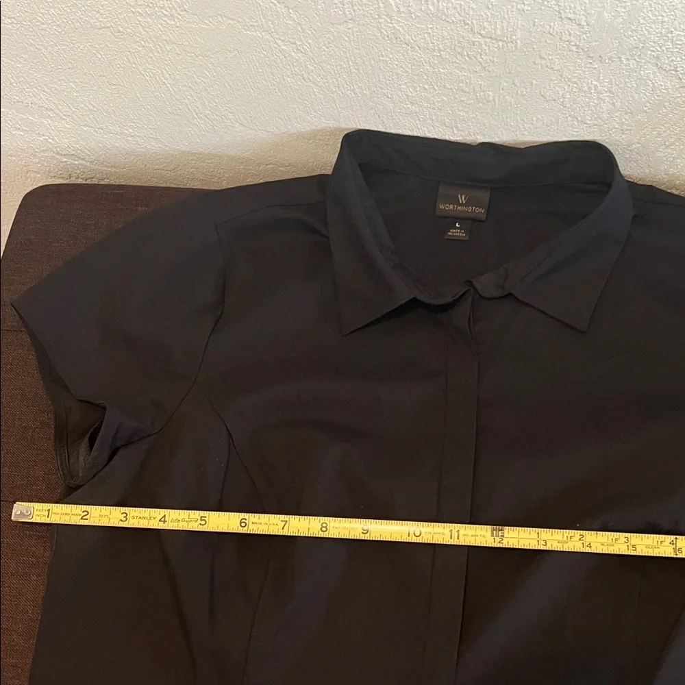 #0818+ Classic Black Women's Top - Picture 5 of 5